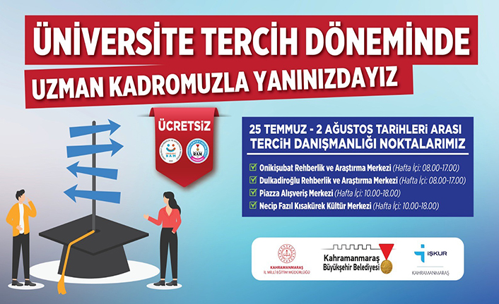 Büyükşehir, tercih sürecinde de gençleri yalnız bırakmıyor