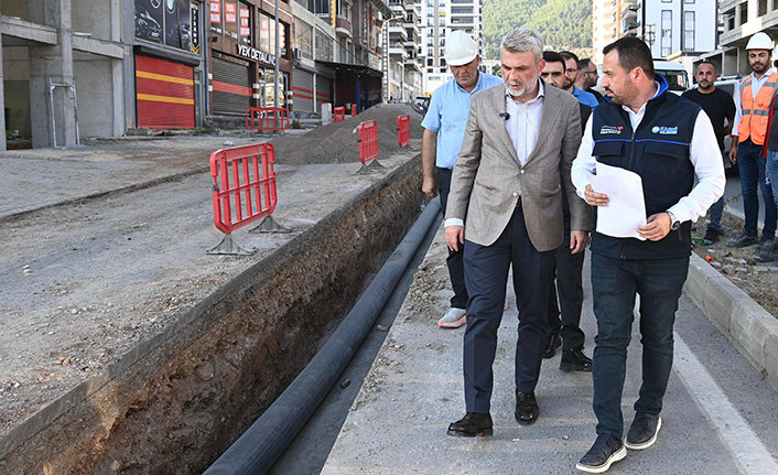 Görgel, “Şehrimizin 100 yıllık ihtiyacını karşılayacak altyapı yatırımı kazandırıyoruz”