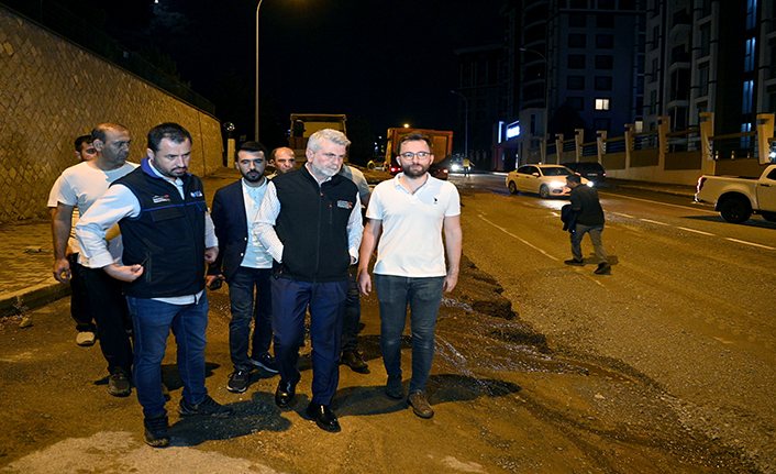 Görgel, Taşkın hasarını gidermeye çalışan ekiplerin başında