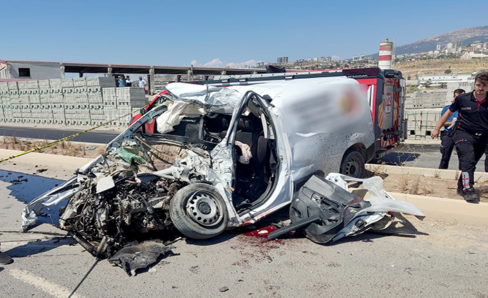 Kahramanmaraş’ta trafik kazası: 1 ölü