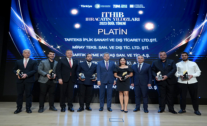 İSEV Tekstile Platin ödül