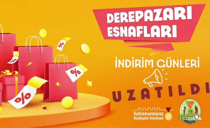 Derepazarı esnafları indirim günleri uzatıldı