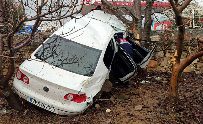 Göksun’da trafik kazası: 1 yaralı