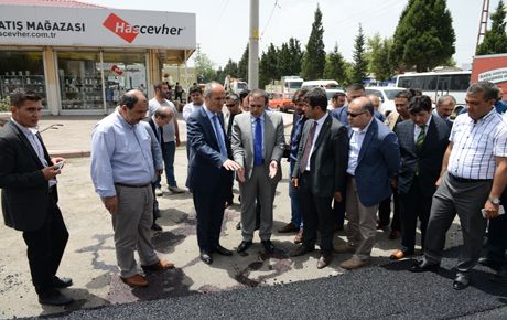 27 GÜNDE 6 BİN TON ASFALT DÖKÜLDÜ