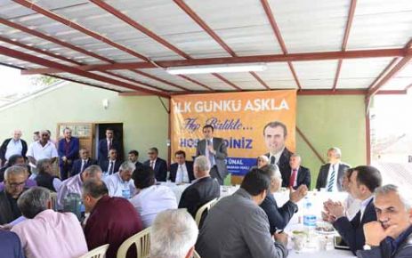 BAŞKAN ERKOÇ ANDIRINDA MAHALLE MUHTARLARIYLA BİR ARAYA GELDİ