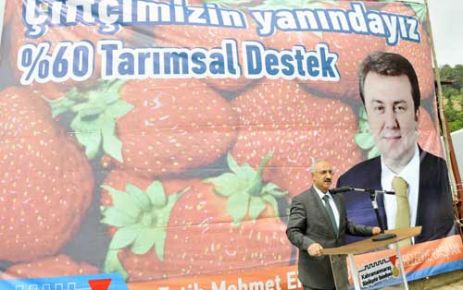 BÜYÜKŞEHİR’DEN ÇİFTÇİYE DESTEK