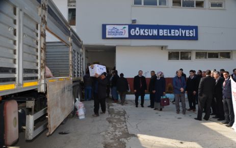 GÖKSUN’DAN BAYIRBUCAK TÜRKMENLERİNE YARDIM ELİ