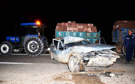 KAHRAMANMARAŞ'TA TRAFİK KAZASI: 4 YARALI