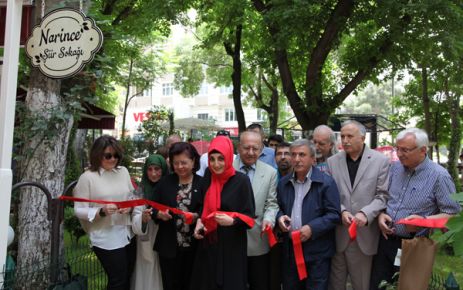  ŞELALE PARK’A “NARİNCE ŞİİR SOKAĞI AÇILDI