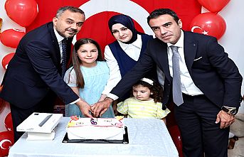 Toptaş’tan şehit Ahmet Yılmaz’ın kızı Elçin Naz’a doğum günü sürprizi