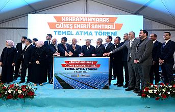 Kahramanmaraş Güneş Enerji Santrali’nin temeli atıldı