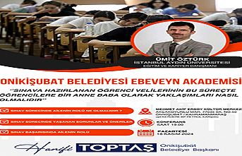 Onikişubat Belediyesi Ebeveyn Akademisi başlıyor