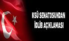 KSÜ Senatosundan İdlib açıklama