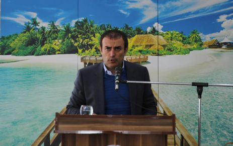 ÜNAL VE ERKOÇ MUHTARLARLA BİR ARAYA GELDİ