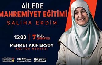 Saliha Erdim, “Ailede Mahremiyet Eğitimi” anlatacak